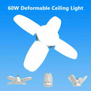 LED Garage Shop Work Lights 60W 5400lm E27 Home Ceiling Lamp Deformable Z2Q6