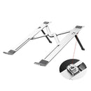 1* Portable Laptop Stand Aluminum Foldable Holder 4 Levels Height Stand Cooling
