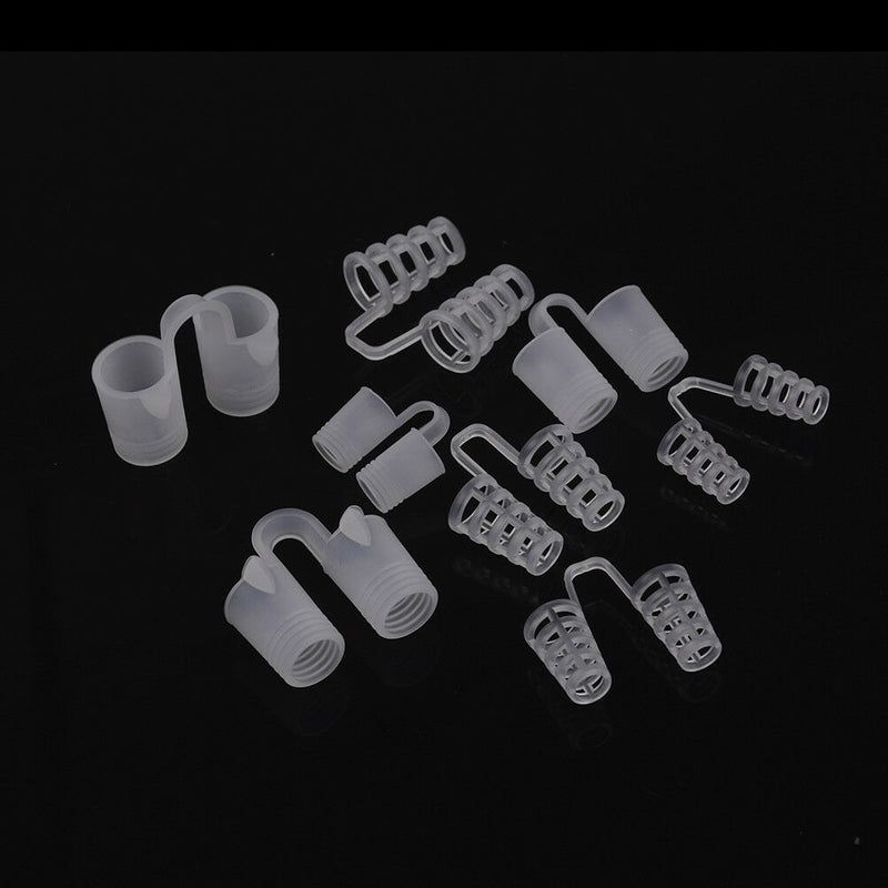 8Pcs stop snoring nose vents clip anti snore sleep apnea nasal dilators dev FT