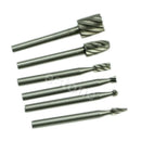 6pcs HSS Routing Router Grinding Bits Burr For Rotary Bosch Tool Useful