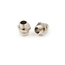 20pcs 3mm Round Chrome Metal LED Lamp Light Emitting Diode Bezel Holder FT