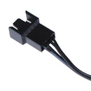 1pc Motherboard PWM Fan 4Pin Splitter Extension Cable Wire Cord Fan Cable ES