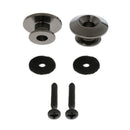 2pcs Metal Straplocks Strap Lock Button for Electric Acoustic Guitar Bass
