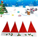 Santa Claus Hats Window Valance Christmas Decorations Xmas Curtain Decor Ho R9E4