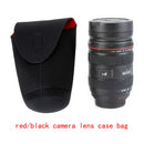 5pcs Neoprene DSLR Camera Lens SoftProtector Pouch BagCase Set S M L XL XXL SN9F