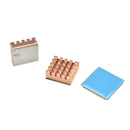 1 Set of Heatsinks 3 Pcs of Copper Heat Sink Cooling Kit for Raspberry Pi 3  M&O