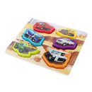 Wooden Puzzles Jigsaw Toys for Children Vehicles Cognition Learning