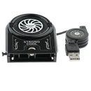 Set of 2 Portable Laptop Cooler Fan Fan LED External Cooling USB Powered