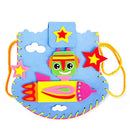 Children DIY Cartoon Bags EVA Handmade Bag Kindergarten Craft Material Pack