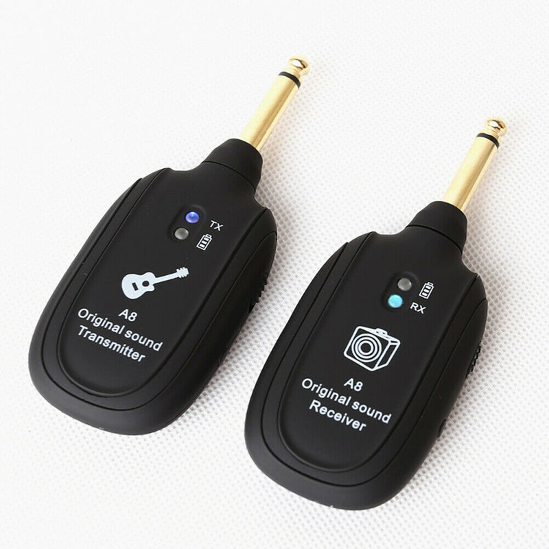 Electric Guitar Wireless Transmission System USB Charging Pickup Receiver  A