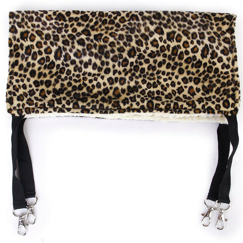 Hammock Bed Swing Cage Mat for Cat (S 35cm * 35cm, Leopard)