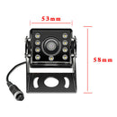 12V-24V 4Pin Bus Truck Heavy Duty Waterproof or Night Reversing Camera CCD