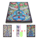 DIY Special Shaped Diamond Painting Violin 50 Pages A5 Drawing Notebook