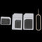 10X 4 In 1 Nano Sim Card To Micro Sim Card&Standard Sim Card Adapter Convert ME