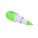 Smiling Face Pill Shape Ballpoint Pen Cute Cartoon Favor Retractable Ball Pe Gw