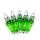1Pc Underwater Fishing Light LED Waterproof Fish Lamp Bait 12cm Geen TO