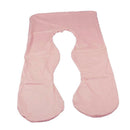 Pregnancy Pillow Case Replace Cover Fits 46"x26" U Shape Body Pillow Pink
