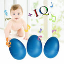 12pcs Plastic Egg Shakers Set with 4 Different Colors,Percussion Musical Eg