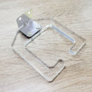 Hair Dryer Organizer Acrylic Barbershop Beauty Room Hair Dryer Shelf 9 x 9.5 x