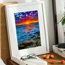Round Diamond Painting 5D DIY Sunrise Embroidery Rhinestone Crafts (WT045)