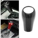 Carbon Fiber Gear Shift Knob Cover Trim Red O8Z7
