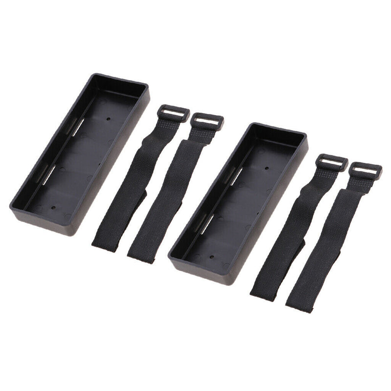 2Pcs 1:10 RC Car Rock Crawler Battery Box Holder Case for TRX4 Axial Parts