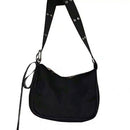 Casual Nylon Messenger Bag Women Fashion Pure Color Street Shoulder Handbag