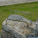 Barbecue Picnic Stainless Steel Portable Pot Holder Bracket Travel Outdoor