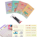 4Books Learning Numbers Letters Writing Practice Art Book Kids Copybook WitS Ew