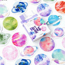 45Pcs/box beautiful planet stickers scrapbooking diary DIY notebook decorLJ