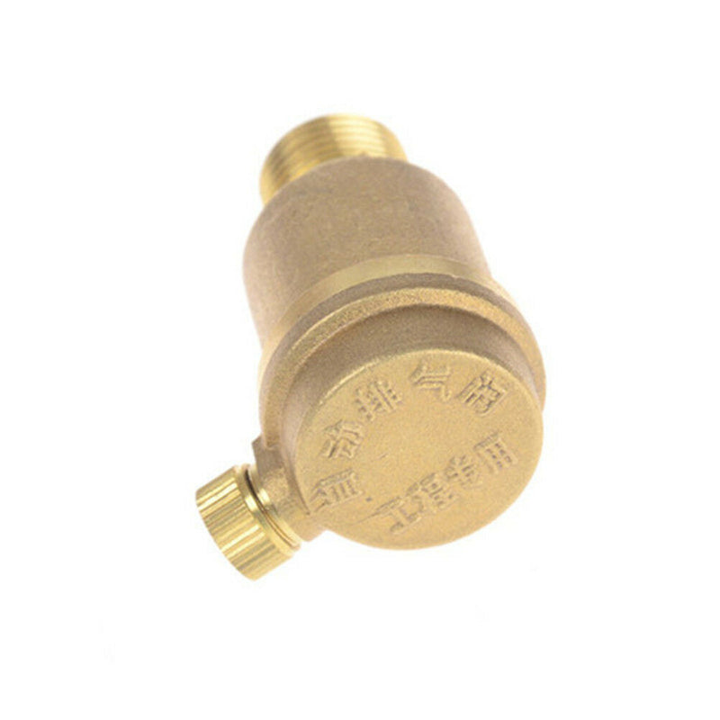 1/2" Brass Air Vent Valve Pressure Vent Valve for Solar Water Heater Relief 3C