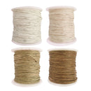 8 Rolls of 80 Meters Waxed Cotton Cord String for DIY Jewelry Making 1mm