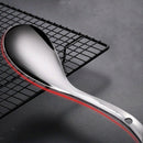 304 Stainless Steel Rice Spoon with Curved and Streamlined Design Prevents the