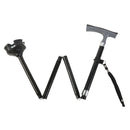 Old Man Aluminum Alloy Cane Foldable Portable Stable Walking Stick Rugged