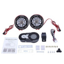 Waterproof Bluetooth Motorcycle Speakers Audio Radio Sound System Stereo Au