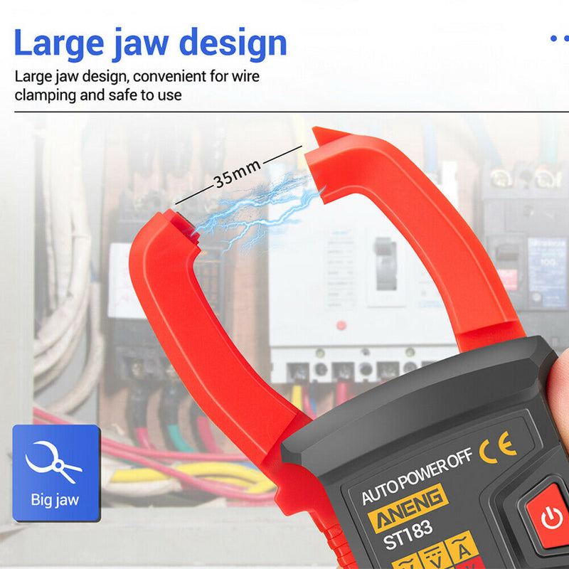 Backlight Capacitance Home LCD Display Digital Clamp Meter AC DC Current Voltage