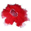 Women Girls Mini Skirt Princess Tutu Skirt 43 cm - red M6P7