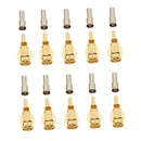 10 Pack SMA Male Plug Crimp Straight RF Coax Connector for RG316 RG174 LMR100