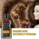 200ml Natural Darkening Shampoo Moisturizes Repairs Hair For Men Women B2H6