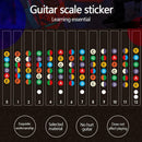 Guitar Scale Stickers For Electric Guitar Colorful Black Stickers N7M3