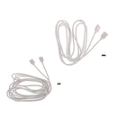 2Pcs 5050 3528 RGB LED Strip Light Extension Cable 4 Pin
