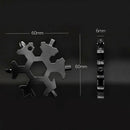 18 in 1 Portable Snowflake Shape Screwdriver Wrench Multi-tool For Outdoor Ride