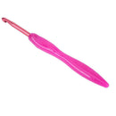 9pcs/lot Tool ABS Rainbow Plastic Handle Alumina Crochet Needle