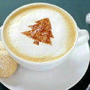 5X(Various Themes 16pcs Coffee Stencils, Frosted Transparent Coffee Decora S8M5)