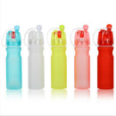 Modern Gym Water Container Cycling Sports Drink Water Bottle,White,20oz