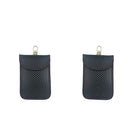 2 Pcs Black Car Key Faraday Bag Signal  Case Key Fob Security Sleeves