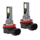 Pair H11 H8 3030 LED Headlight Bulb  24W 1200lm 6500K For Car