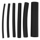 130pcs Set Polyolefin Assorted Heat Shrink Tube Insulated Tubing Set Black
