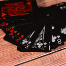 Waterproof Black Plastic Playing Cards Collection Poker Cards Board Games
