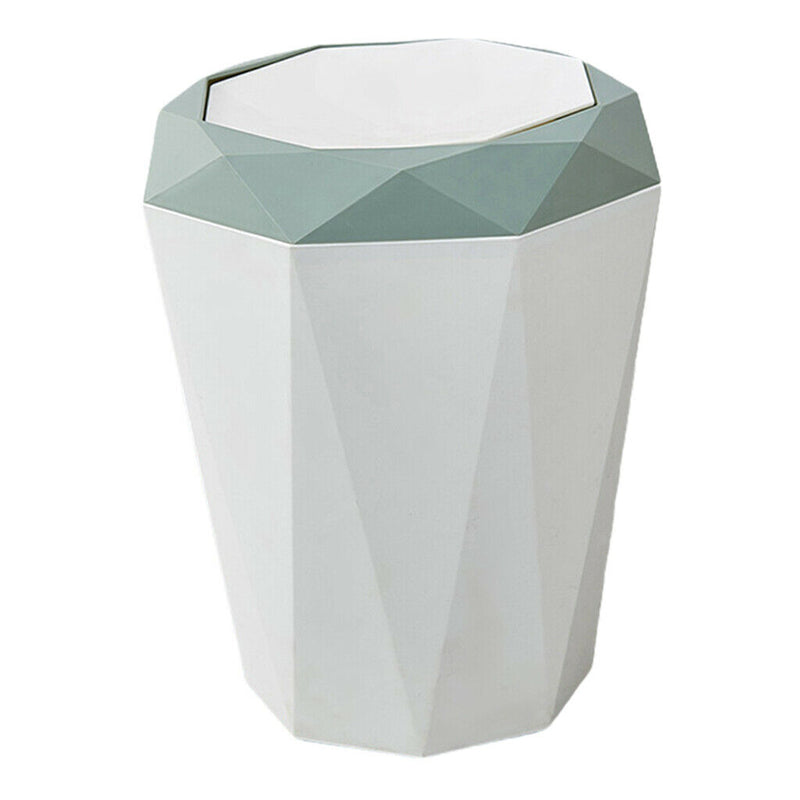 2 Pcs Home Waste Rubbish Garbage Bin Trash Can Kitchen Office Hotel Bedroom